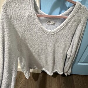Hollister Light Blue Knit Sweater